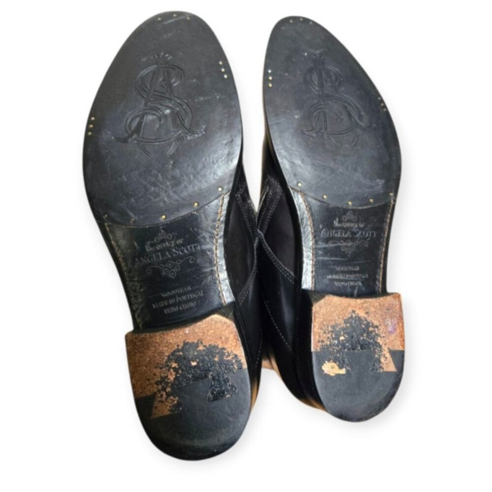 The Office of Angela Scott Mr. Dean Double Monk Strap Boot Black EU 38 US 8 - Picture 7 of 9